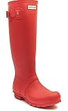 hunter stiefel rot  HUNTER Regenstiefel - Original, für Damen, hoch geschnitten - gestreift, Korallenfarben - Größe 36 (UK 3)