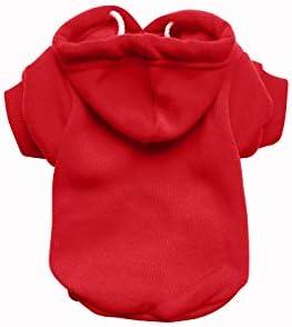 Red Dog Hoodie, Dog Hoody, Dog Jumper, Red Dog Sweatshirt (Medium)