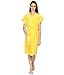 FILMAX® ORIGINALS BATHROBE GOWN 100% COTTON IN TERRY TOWEL UNISEX BATH ROBE (FREE SIZE - GOLDEN YELLOW) RS.595.00