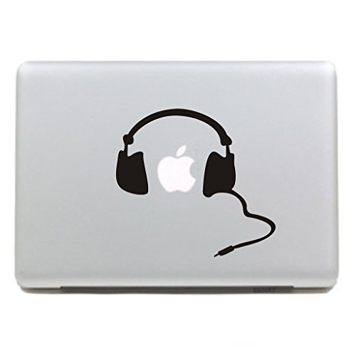 Preisvergleich Produktbild MacBook Aufkleber, Chickwin Creative Pattern dekorativ Film Notebook Sticker Skin personalisierte Aufkleber MacBook Pro Air 13" Decal (Kopfhörer B)