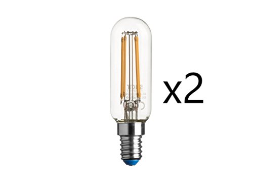 Pack 2: Bot Lighting Tubular Bulb T25 Stick 470lm 4.0 W E14 WW