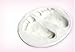 Baby Soft Clay Dough for Handprint & Footprint Impressions hand print kit - white (White)