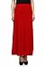 Legis Polyster Red Full Length Skirt for Womens (Free Size_26-34 waist Sizes) RS.449.00