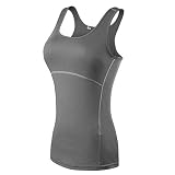 Material premium: la camisa de fitness está hecha de un material suave para evitar el sudor. Se puede vestir como un top informal o para entrenamientos de verano.