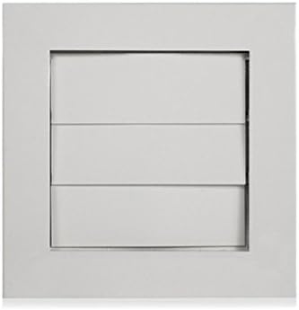 Architectural Grille DV - White Gloss AG Dryer Vent Cover 6.25 Inches x 6.25 Inches Aluminum - White Gloss