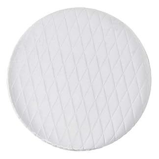 Beautify Gesteppter Aufbewahrungshocker - Grauer Samt Rund Ottomane