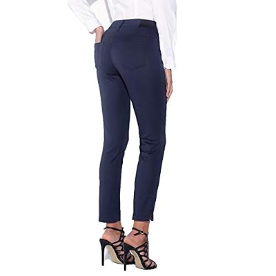 VENCA Tregging Lisse, avec Fentes latérales sur Le Bas - 022709,Bleu Marine,40
