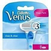 Gillette Venus Razor Blades ( 8 per pack) ~ FAST &amp; FREE POSTAGE