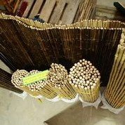 24/26mm 183x183cm goldgelb Bambusrollzaun Rollzaun Bamboo - 2