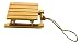Produktbild BUDILA® 6 Holzschlitten mini ca. 9x5x3,5cm gross Weihnachten