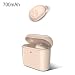 Produktbild iUcar Drahtloser Bluetooth Kopfhörer Ohrhörer Mini Sport Headset mit Ladebox, Hautfarbe