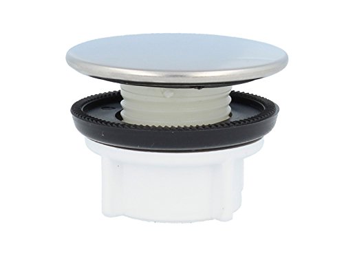 tecuro Hahnlochstopfen Deckrosette Hahnlochdeckel Ø 42 mm, edelstahl für Spülen - 2