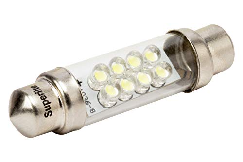 Superlite BOM12602 Plafonier 8 LEDs, 44 mm, Blanco