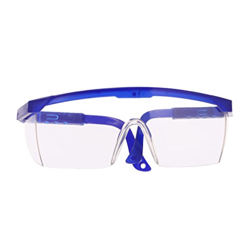 MagiDeal Kinder Schutzbrille, Blauen Rahmen Mit Klarem Objektiv, für Outdoor Sportarten - 5