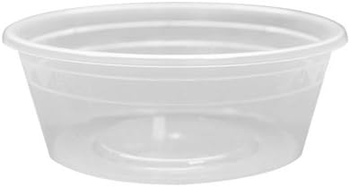Lollicup FP-IMDC8-PP Karat Deli Containers with Lids, 8 oz., 1.68" Height, 4.61" width, 3.57" Length (Pack of 240)