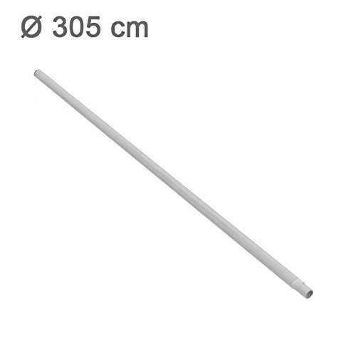 Trampolin Netz-Stange unten | Ersatzteil für Trampolin Ø 305 | Netzpfosten Länge ca. 125 cm, Ø ca. 2,8 cm | silber - 2
