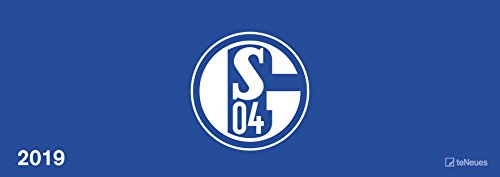 FC Schalke 04 2019 - Tischkalender, Notizkalender, Fankalender - 29,7 x 10,5 cm