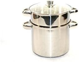 Table Passion Stainless Steel Couscous Steamer 28 cm Diameter 15 L