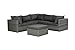 Produktbild Garden Impressions Lounge Set Alexandria, earl/dunkel anthrazit grau
