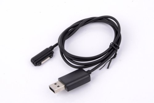 Magnet USB Ladekabel für Sony Xperia Z3 Smartphone , Sony Xperia Z3 Tablet , Sony Xperia Z2 Smartphone , Sony Xperia Z2 Tablet, Sony Xperia Z1 Smartphone , Sony Xperia Z Ultra XL39h , Sony Xperia Z1 Mini, Sony Xperia Z2 Mini – USB 2.0 Anschluss Adapter Anschluss Stecker Verbindung OTG ConnectionKit - 2