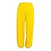 Produktbild Damen Hose, Frauen Modal Beiläufige Einfarbig High Waist Elastisch Haremshose Aladinhose Yogahose Strecken Sporthose Freizeithose Casual Lange Hose Streetwear Outdoorhose (Gelb,XL)