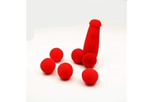 MOMOMAGE Sponge Brother + 4 Pcs Red Sponge Balls Magic Tricks for Magicians Street Close up Illusion Mentalism Gimmick Props…