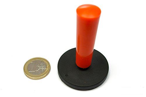 AimanGZ - Imán de neodimo con mango y protección de caucho para montajes de vinilos