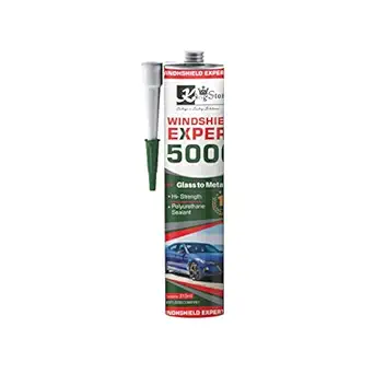 Kingston Polyurethane (PU) Sealant Windshield Expert, Black, 310ml - 1Pc