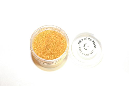 Royalty Golden Mica Powder 28 grams, Gold Metallic Powder, Cosmetic Mica Powder for Lipsticks, Lip Balm, Bath bombs and More, Slice of the Moon