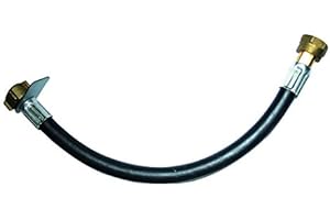 BOUTTE Boutté – Lyre souple gaz butane/propane – Écrou 20x150 – Longueur 45 cm – Flexible raccordement gaz – Sécurité NF