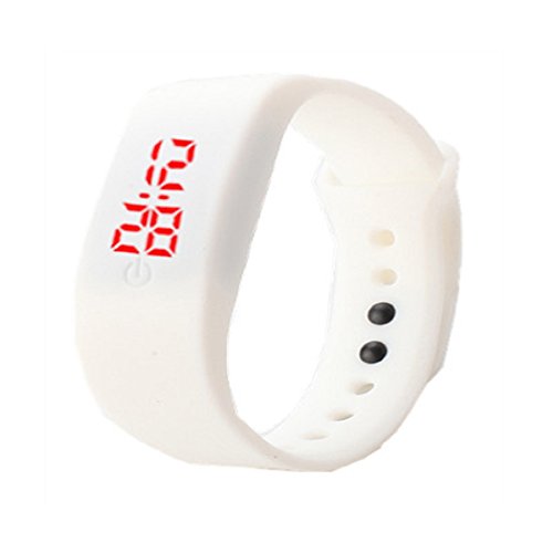 Sannysis Damen Herren Rubber LED Datum Sports Armband-Digital-Armbanduhr