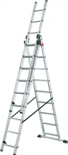 Preisvergleich Produktbild Aluminium-Kombileiter Profi-Step combi HAILO KOMBILEITE R 3X12 PROFI7312-001