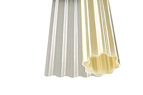 Preisvergleich Produktbild Polyester Wellbahn natur transparent Langrollen (30000 x 1800 mm)