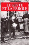 les  gagne misère ; Le  Geste et la parole volume 5