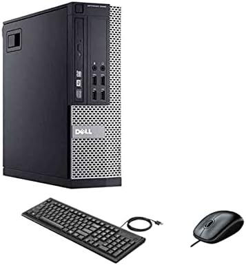 Dell OptiPlex 9020 SFF Desktop PC, Intel Core i5-4590, 8 GB RAM, 256 GB SSD, WiFi, Bluetooth, tastiera US QWERTY Windows, 11 Pro (ricondizionato)