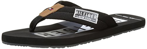 Tommy Hilfiger Herren B2285UDDY 14D Zehentrenner, Schwarz (Black 990), 41 EU
