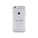 Produktbild licaso iPhone 6 IP6 Handyhülle TPU mit I Saw That. Karma. Print Motiv - Transparent Cover Schutz Hülle Aufdruck Lustig Funny Druck