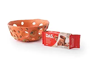 DAS Air-Hardening Modeling Clay, 2.2 Pound Block, Terra Cotta Color (387600)