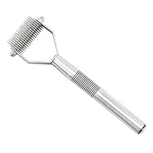 Oster Professional Pet Grooming Undercoat Rake, 18-Tooth, Medium/Fine (078928-320-000)