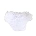 Baby Girl Ruffle Panties Bloomers Diaper Cover S (White)
