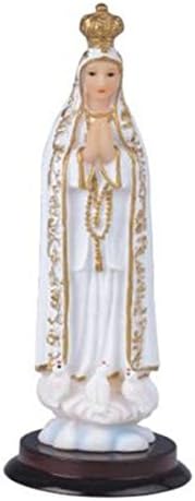 StealStreet SS-G-305.06 Our Lady Of Fatima Holy Figurine Religious Decoration Decor, 5"