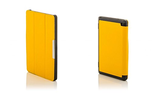 Forefront Cases® Neue Leder Hülle / Tasche / Case / Cover für Amazon Fire HD 6 Tablet (Oktober 2014) – Rundum-Geräteschutz und intelligente Auto-Sleep-Wake-Funktion mit 3-JAHRES-GARANTIE VON Forefront CASES – inkl. Eingabestift und Displayschutz - 4