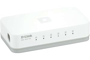 D-Link GO-SW-5E - Switch de red con 5 puertos 10/100 Mps, color blanco