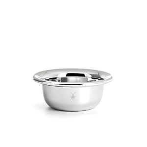 Muhle Small Chrome Lathering Bowl With 65g Aloe Vera Shaving Soap Refill - Image 2