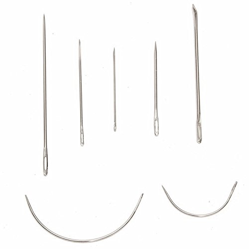 Hrph 7pcs Nähen Leder Werkzeuge Carft Ahle Costura Handstitching Set Kit Gewinde Ahle Gewachste Fingerhut - 6
