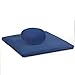 Produktbild Medi-Set Basic I: Meditationskissen ZAFU BASIC (Dinkel) und Meditationsmatte ZABUTON BASIC, dunkelblau, Meditationszubehör, Meditationsunterlage 80 x 80cm, blau