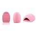 SONGQEE(TM) 15 Colors Makeup Neutral Face+4 pcs Synthetic Hair White Brushes Kabuki Flat Foundation Brush +Pink Puff Makeup Egg Sponge+Egg Cleaning Glove Washing Brush Scrubber Board Brushegg