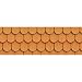 Produktbild Ludwig Bähr 10 x Motiv-Fotokarton 300g/qm 49,5x68cm Holzschindeln