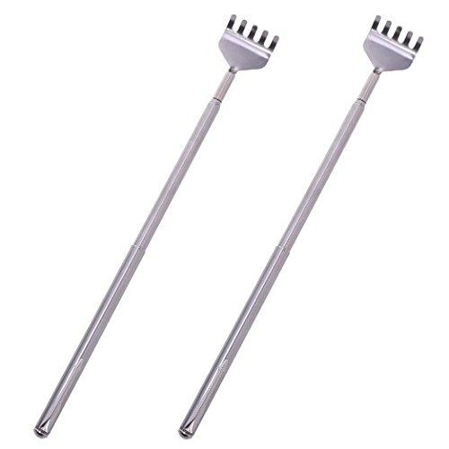 Agemore 2 STK Tragbar Erweiterbar Teleskopisch Rückenkratzer Massager/Handmassagegerät