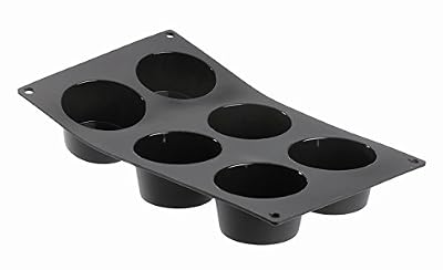 DE BUYER -1962.01 -moulflex noir - plaque 6 muffins